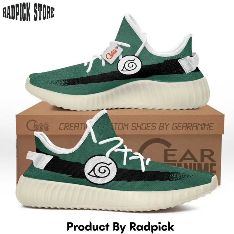 Rock lee symbol yeezy shoes anime sneakers  rp170170170
